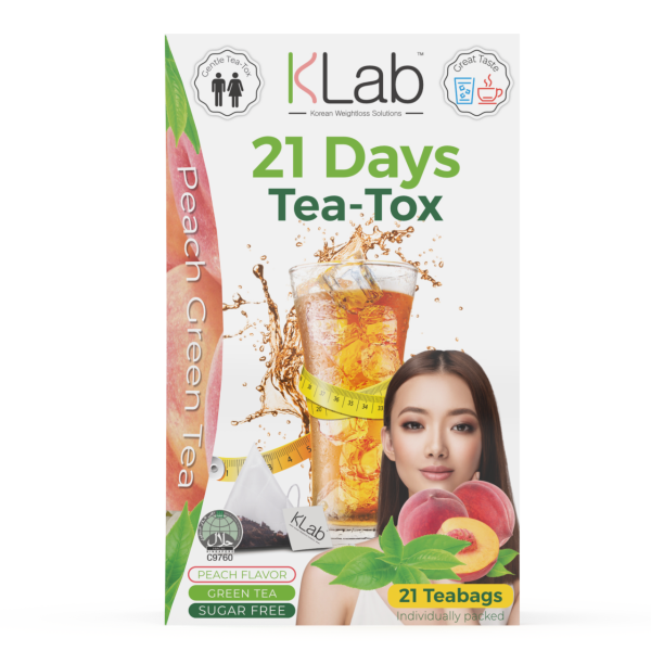 21 DaysTeaTox Peach with Artichoke + Stevia (No Added Sugar)